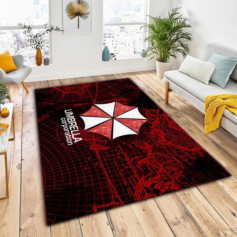 Sci-Fi game Resident Evil, Umbrella Corporation, soft carpet, home living room, office chair pad, door mat, door mat carpet U5