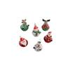 Resin/Iron Snowman Christmas Tree Pendant Santa Claus/Snowman/Elk Xmas Tree Pendant  Holiday