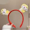 Hairpin New Year Pendant Red Hairband Plush Snake Year Headband Cute New Year Headdress  Prom Props
