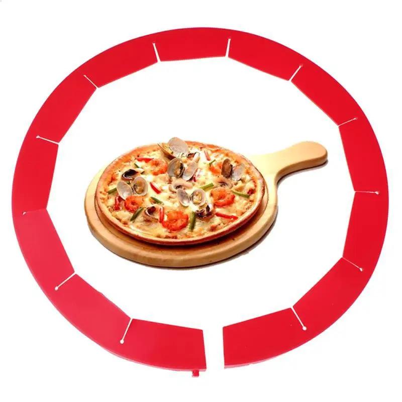 Tools Reusable Pie Protector Kitchen Crust Pizza Protectors Shield Baking Crust Silicone Cover Pie Adjustable Pie Bake