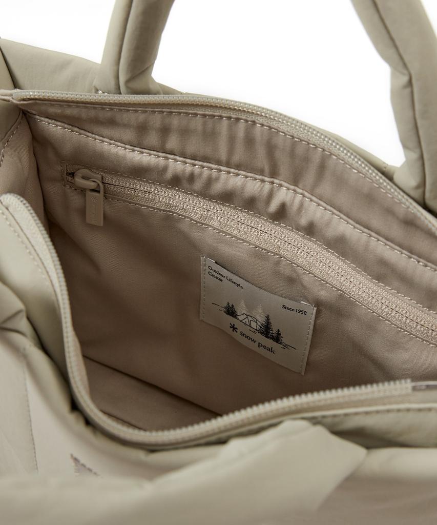 Snowpeak Apparel Cample Medium Tote Bag (S24Fwctb19) Light Beige