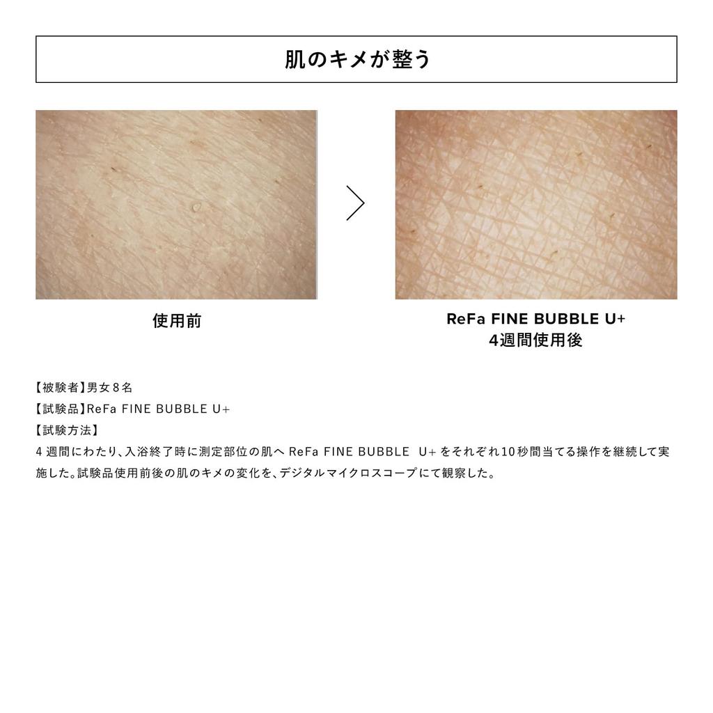 Store ReFa FINE BUBBLE Shopper Set Model [Official Exclusive] U+ (White) Water-Resistant