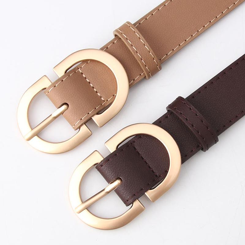 105Cm Female Luxury  Versatile Belt Adjustable Metal Buckle Belt For Women Suit Jeans Clothing Accessories