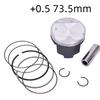 STD 73mm Pin 19mm Motorcycle Piston Ring Kit 12140-49221-050 for Suzuki DR250 AN250