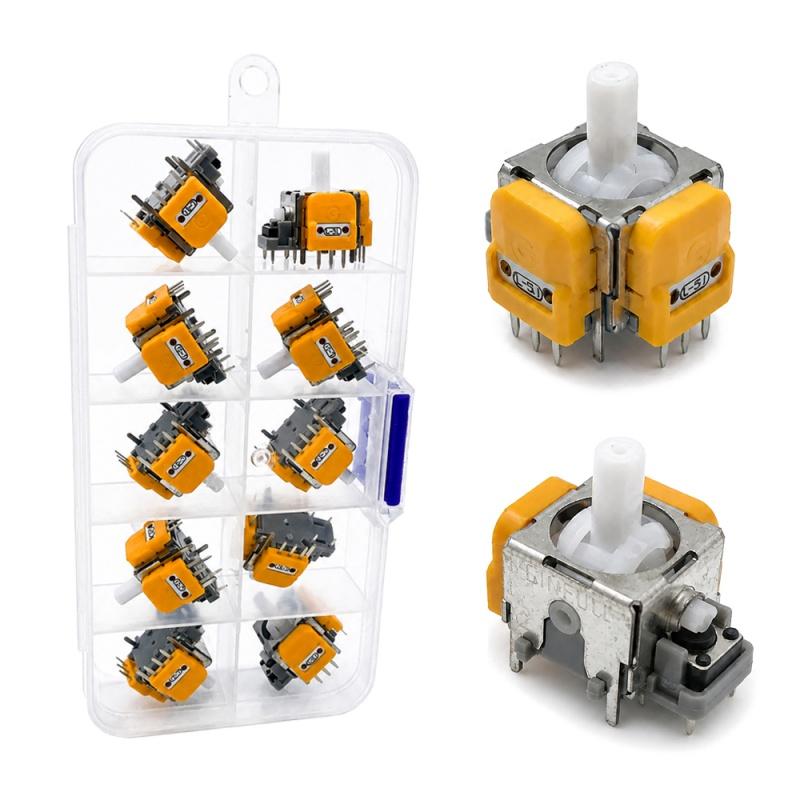 2-10Pcs Replacement TMR Effect Joystick 3D Analog Stick For DualSense PS5 PS4 Controller For Xbox One / Switch Pro Repair Parts