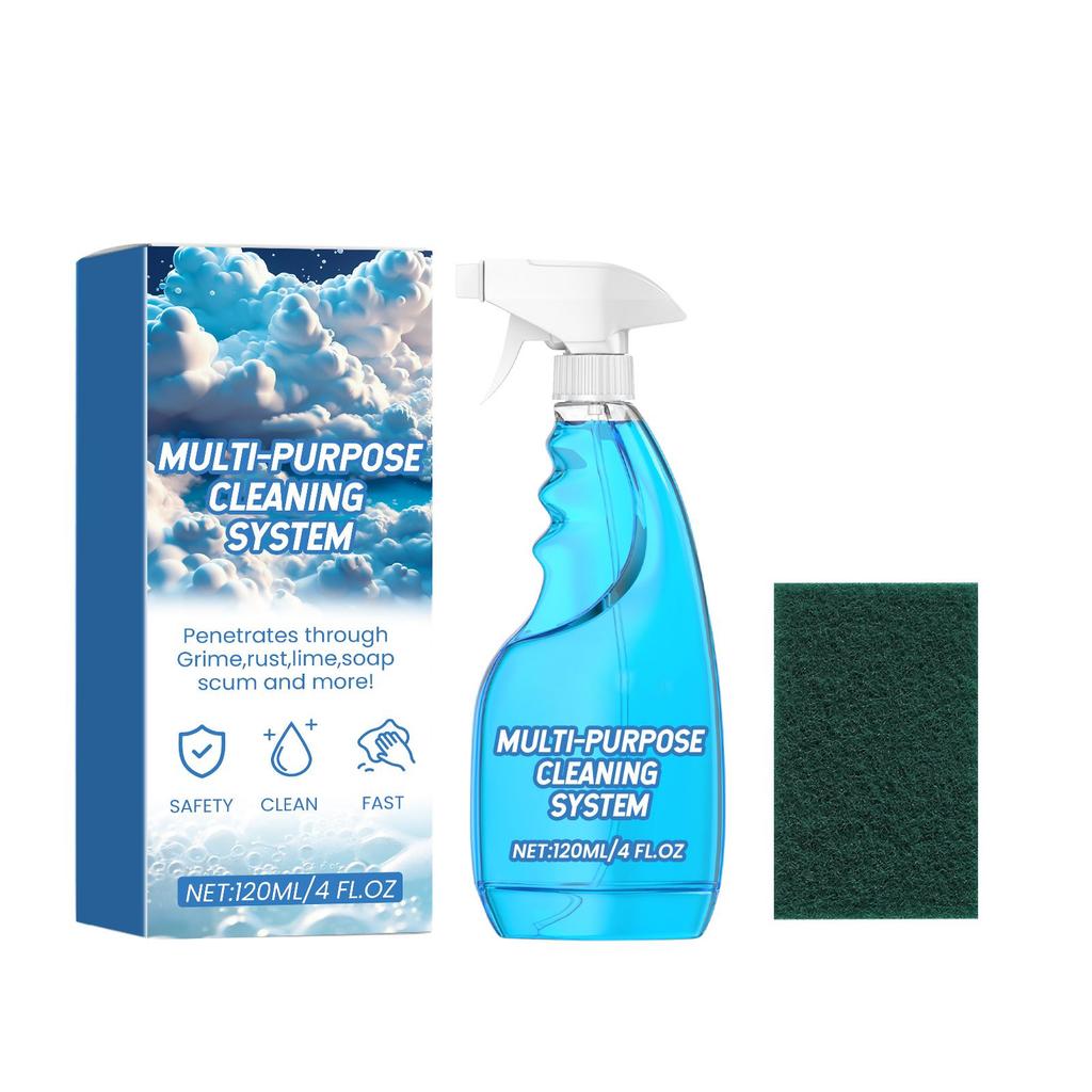 Multi-Purpose Foam Cleaner - Mild Foam Cleaner for Multi-Surfaces Removes Stains from Kitchen Stoves Kitchenware Cooktop Spray