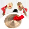 Hand Cymbals Made of Copper Alloy, Pair Percussion Instruments for Brass Bands, Professional