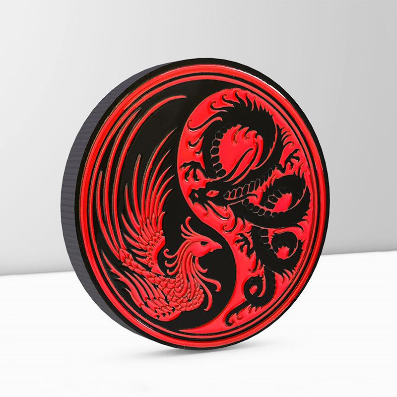 

Tai Chi Eight Trigrams, Koi Creative Coins, China-Chic, Metal Coins, Playing Gadgets, Mascots, Collecting, Sharing Gifts