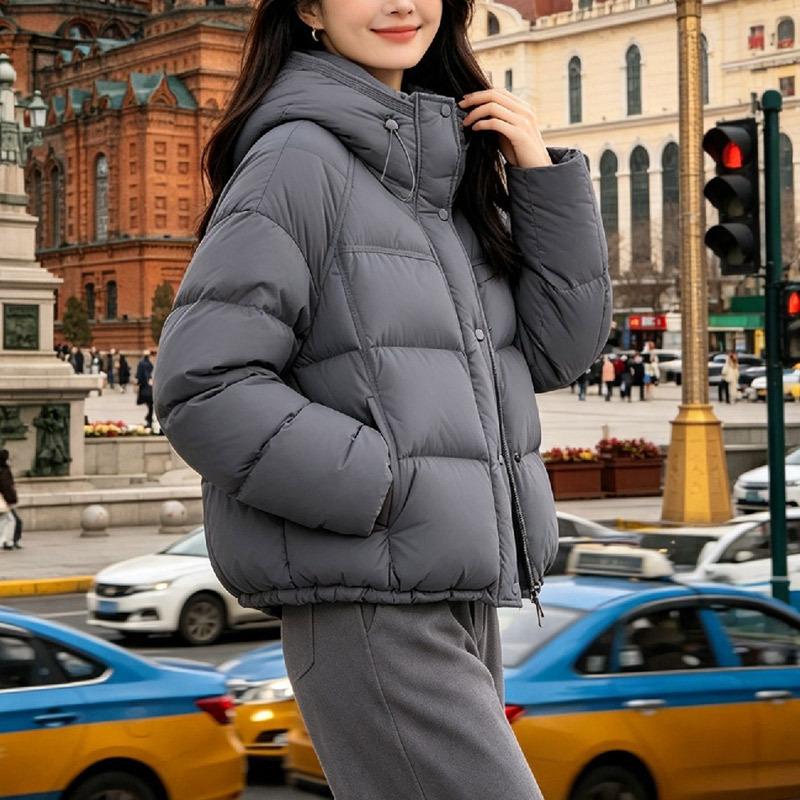 Down jacket women's winter women's clothing new jacket short winter clothing light and thin women's Pinghu
