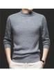 Men's 2025 Autumn/Winter Knitwear: Velvet-Lined, High Collar Sweater