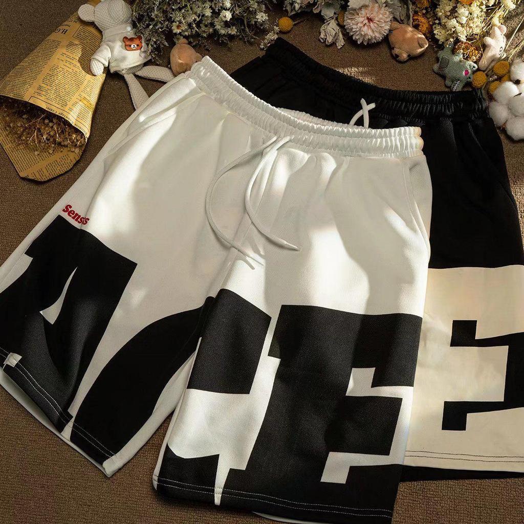 Men's Trendy American Style Casual Wide-Leg Shorts - Summer Sports Five-Point Style