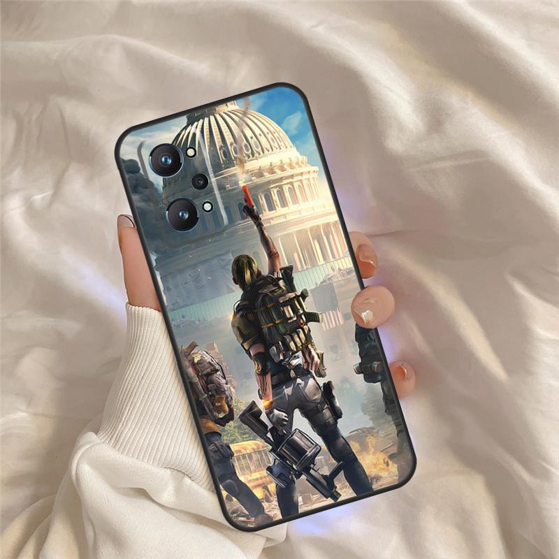 The Division 2 Case For Realme C71 C55 C67 C51 C75 C63 C61 C65 C53 C35 11 12 13 14 Pro Plus GT6 GT7 15 Pro