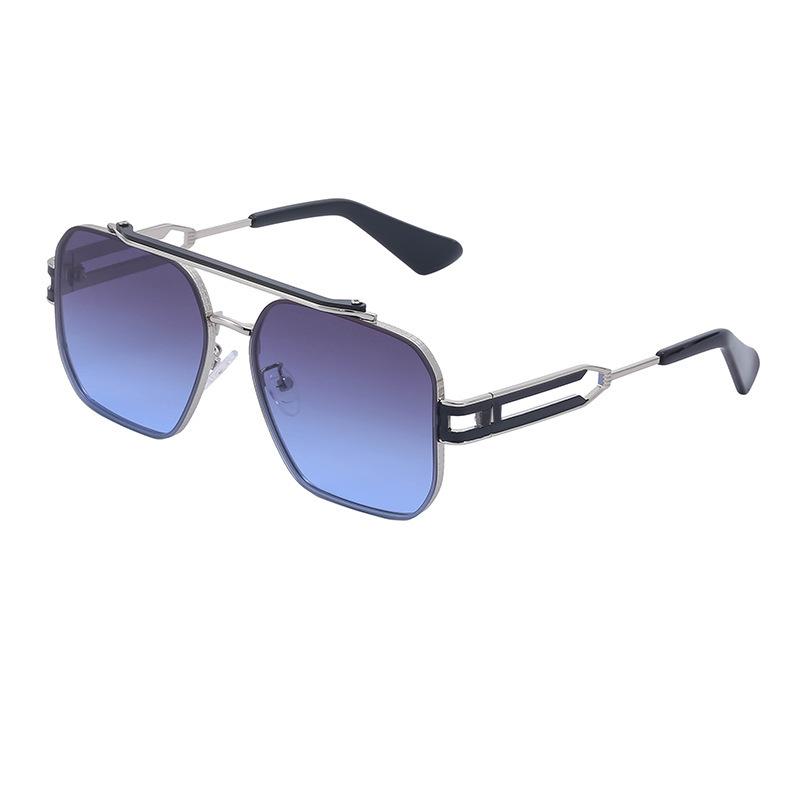 

Солнцезащитные очки в стиле ретро-панк, мужские солнцезащитные очки без оправы с отделкой, модные мужские солнцезащитные очки