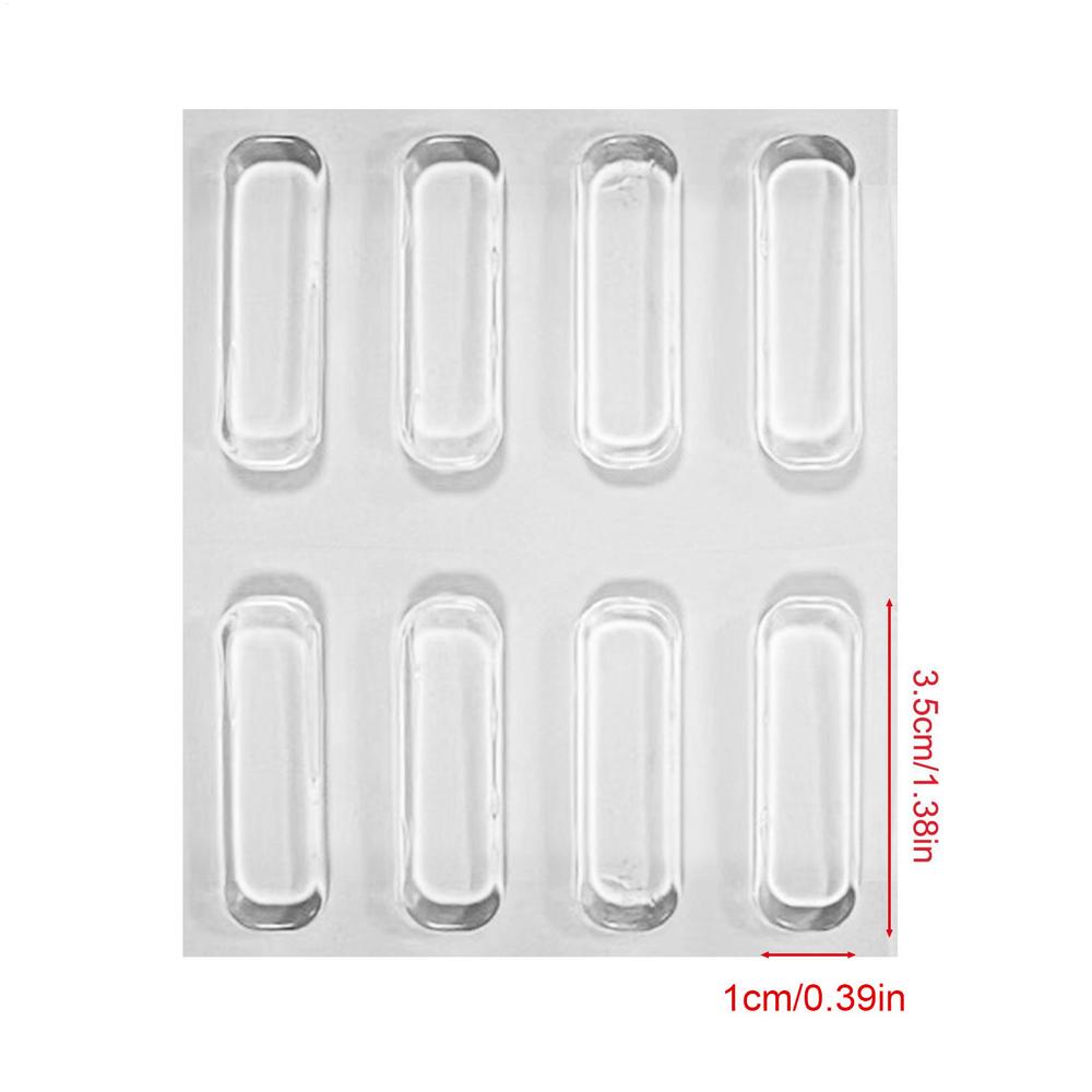 

Силиконовые самоклеящиеся буферные прокладки для холодильника, полоса для предотвращения столкновений, дверной стопор, бамперы для шкафа, прозрачная защитная накладка для стен