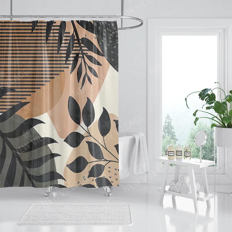 Waterproof Fabric Shower Curtains Bathroom Curtain Accessories 180x200 Bath Curtain for Shower 240*200 Nordic Boho Decoration