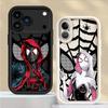 Capa de Celular Soft Shell do Homem-Aranha da Marvel para iPhone 13 12 11 Pro Max XR XS Max 15 16 14 Plus 17 Air 16e