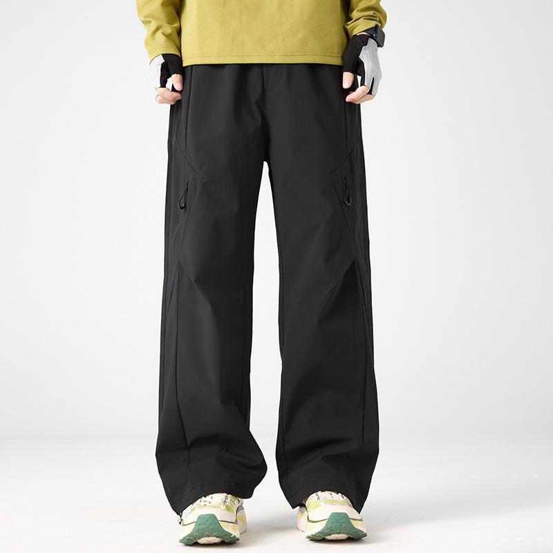 Unisex Quick-Drying Mountain-Style Outdoor Pants – Lightweight, Waterproof, Spring/Summer Casual Wear for Work or Sports