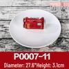 A5 Melamine Round Imitation Porcelain Dinner Plate