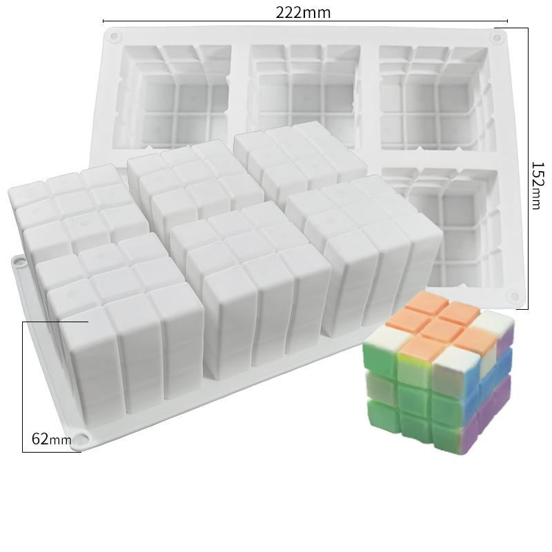 Silikonowa forma na świece ciasto kremówka 3D formy do domowej roboty świeczniki formy bańka mydlana kuchenne narzędzie do pieczenia ciasta