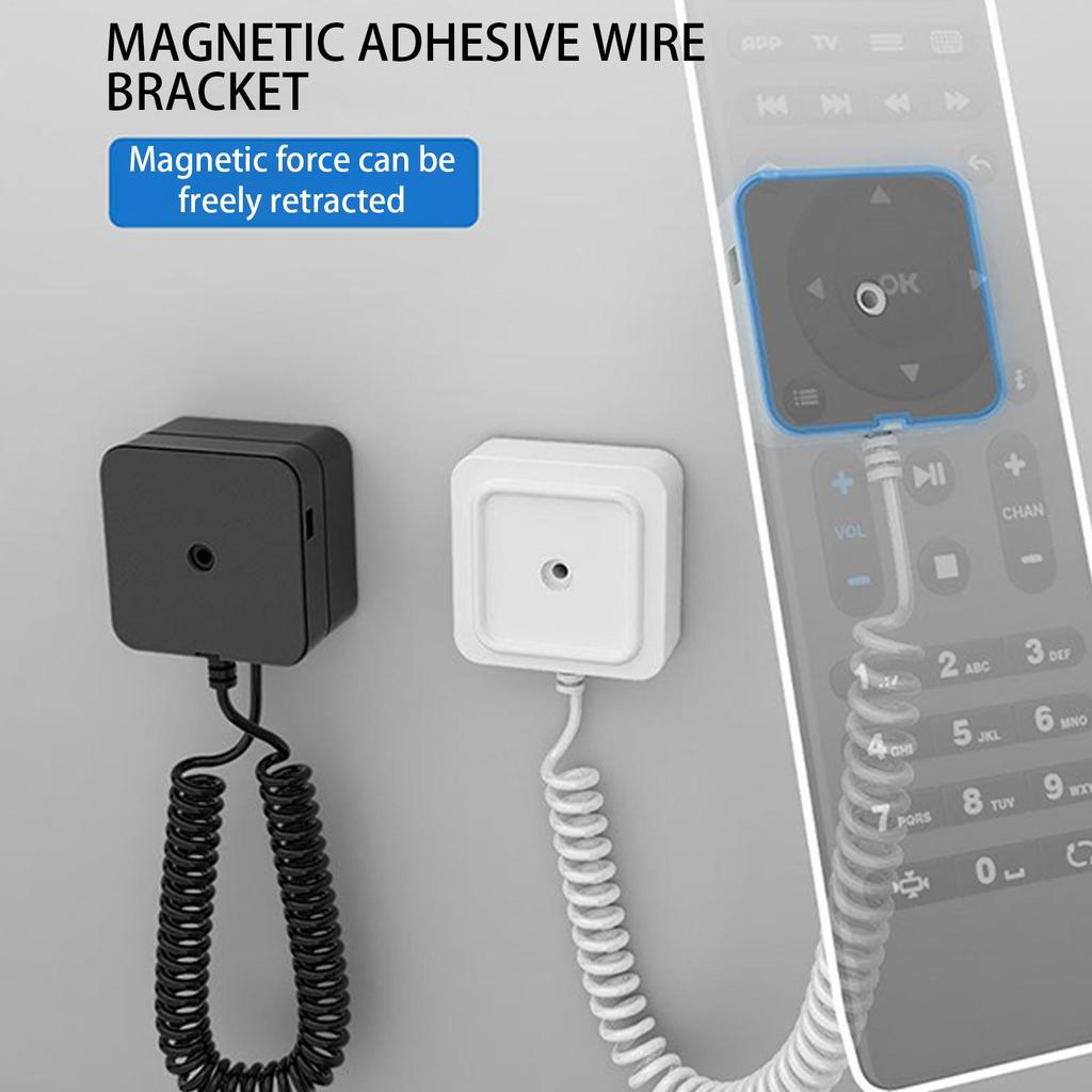 Emote Control Bracket Anti-theft Remote Control Caddy For Back Magnetic TV Organizer Safely Secure Artifact With String