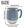 Double-Wall Vacuum Thermal Cup 500ML Sealed Water Cup Portable Insulated Coffee Mug  Home Use