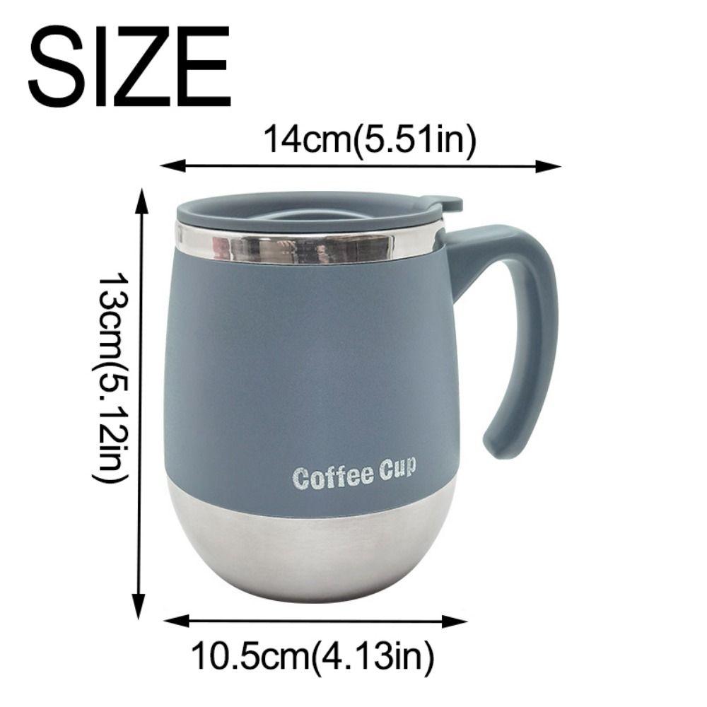 Double-Wall Vacuum Thermal Cup 500ML Sealed Water Cup Portable Insulated Coffee Mug  Home Use