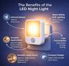 1x LED Night Light with Motion Sensor for the Baby’s Room or Bathroom