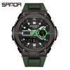 SANDA Neue Herren Sportuhr G Wasserdicht Digital LED Damen Bunt Stoßfest Sport Elektronisch Neue Armbanduhr Uhr Reloj 3123