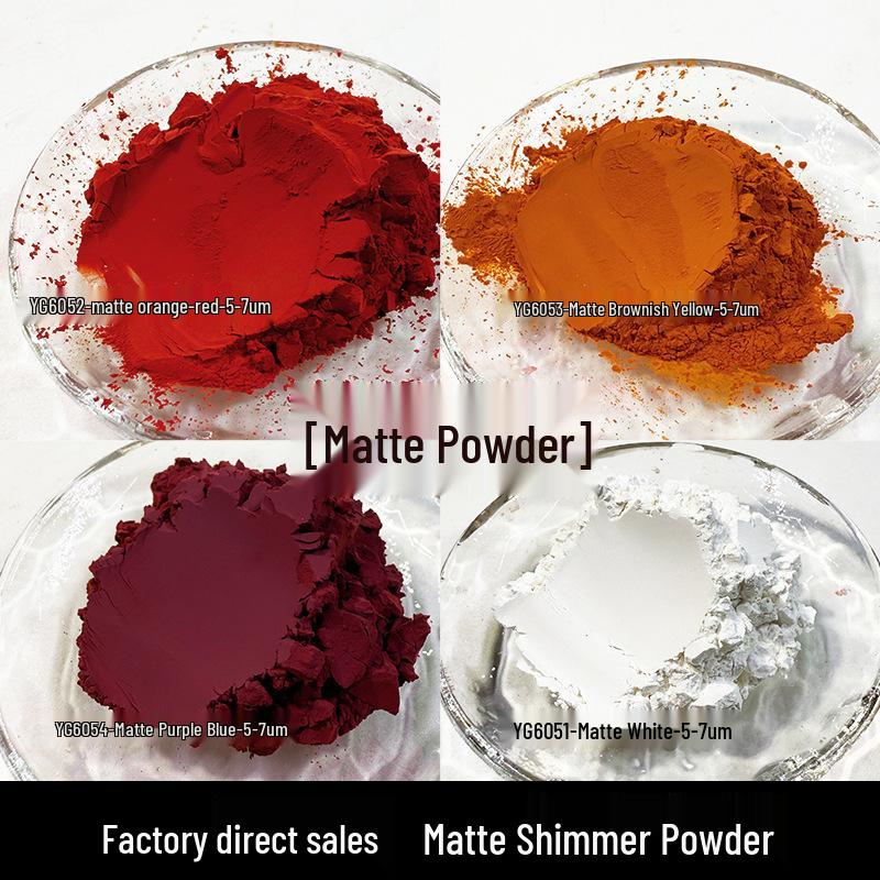Matte Pearlescent Mica Powder for Eyeshadow & Nail Art