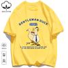 GentleUnisex Duck Like Free Print T-Shirts O-Neck Loose Short Sleeve Trendy Cotton Vintage Sportswear Unisex Soft Summer Top