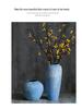 Moderne chinesische Keramikvase für Trockenblumen: Tischdekoration und Wohnzimmerdeko