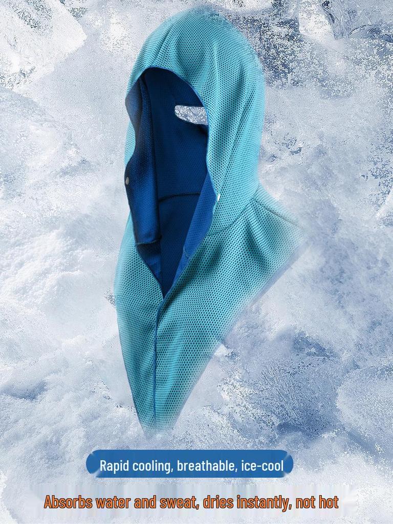Quick-Dry Hooded Sun Protection Shawl for Hair-Exposed Activities