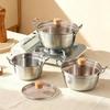 Food-Grade Stainless Steel Hot Pot & Rice Cooker for Portable Stove - Outdoor Stew & Soup Pot
