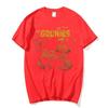Funny Movie The Goonies Never Say Die Skeleton Print T Shirts Male Vintgae Casual T-shirt Unisex Women Rock Oversized Streetwear