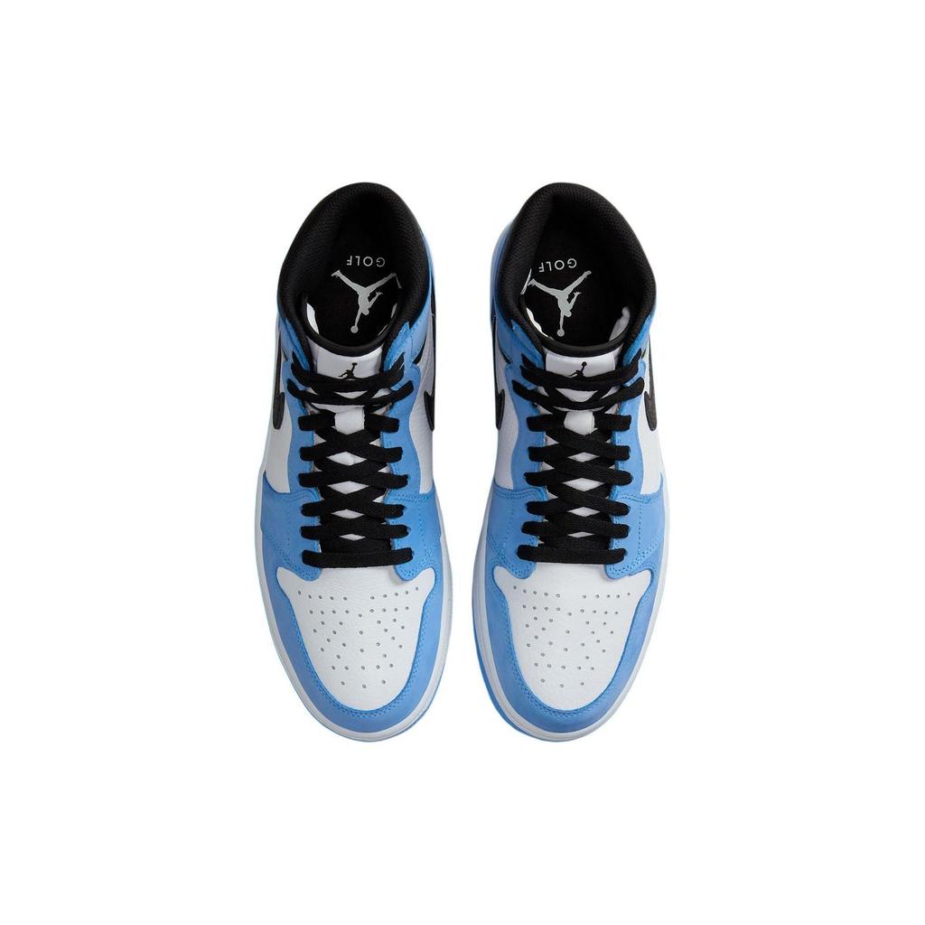 Zapatillas Air Jordan 1 High Golf University Blue para Hombre Negro Blanco DQ0660-400