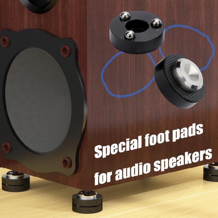 Sound Amplifier Rack Floor Speaker Stand Isolation Damping Feet Pad Nail Shock Foot Adjustable Protector