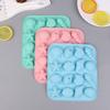 16 Cavity Shell Conch Starfish And Other Shaped Silicone Molds Diy Candy Mousse Pastry Pudding Chocolate Cake Baking Mold
