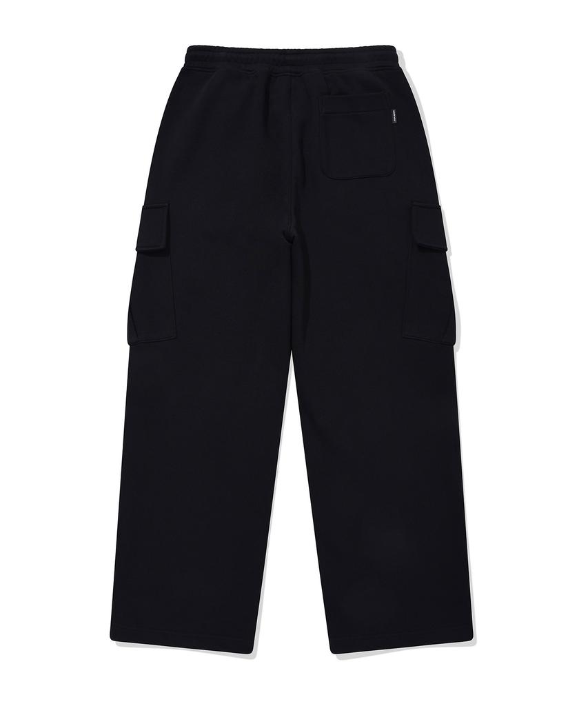 WACKY WILLY Signature Cargo Sweatpants Black