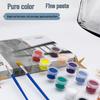 Acrylic Highlight Paint Set: 12 Colors for DIY Plaster Doll Graffiti and Children's Painting