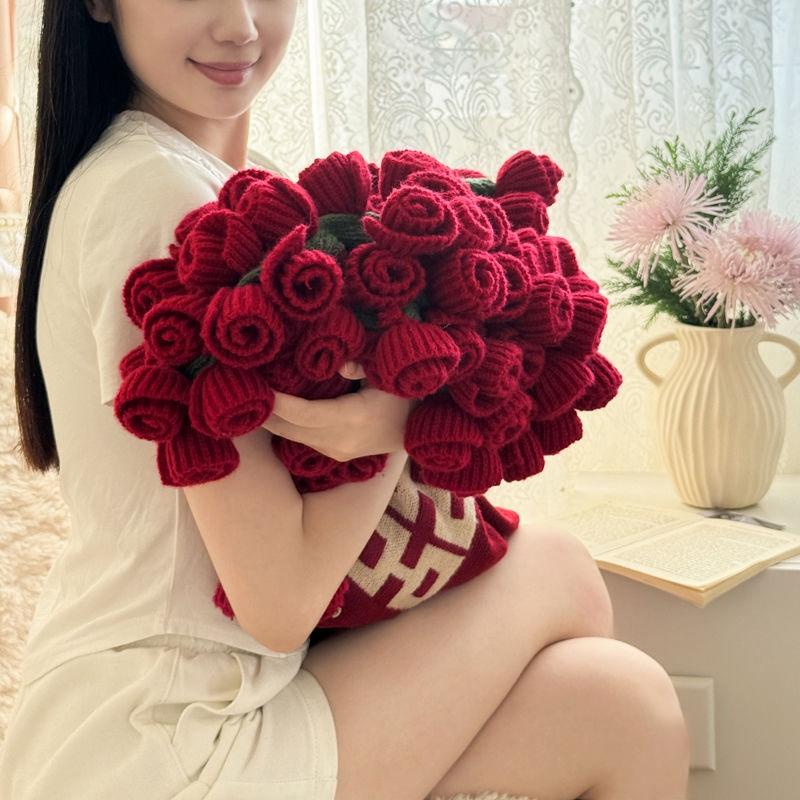 Chinese Wedding Gift Rose Bundle Blanket Wedding Gift Red Lucky Character Sofa Blanket Wedding Blanket Winter Warm Wedding Gift