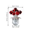 Eternal Bloom Crystal Rose Bouquet Simulated Flowers Eternal Rose Decoration  Mother's Day