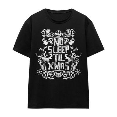 The Nightmare Before Christmas Unisex Adult No Sleep Till Xmas T-Shirt