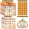 Thanksgiving Party Themed Fun Bingo Game Set With Paper Cards And Sheets Call