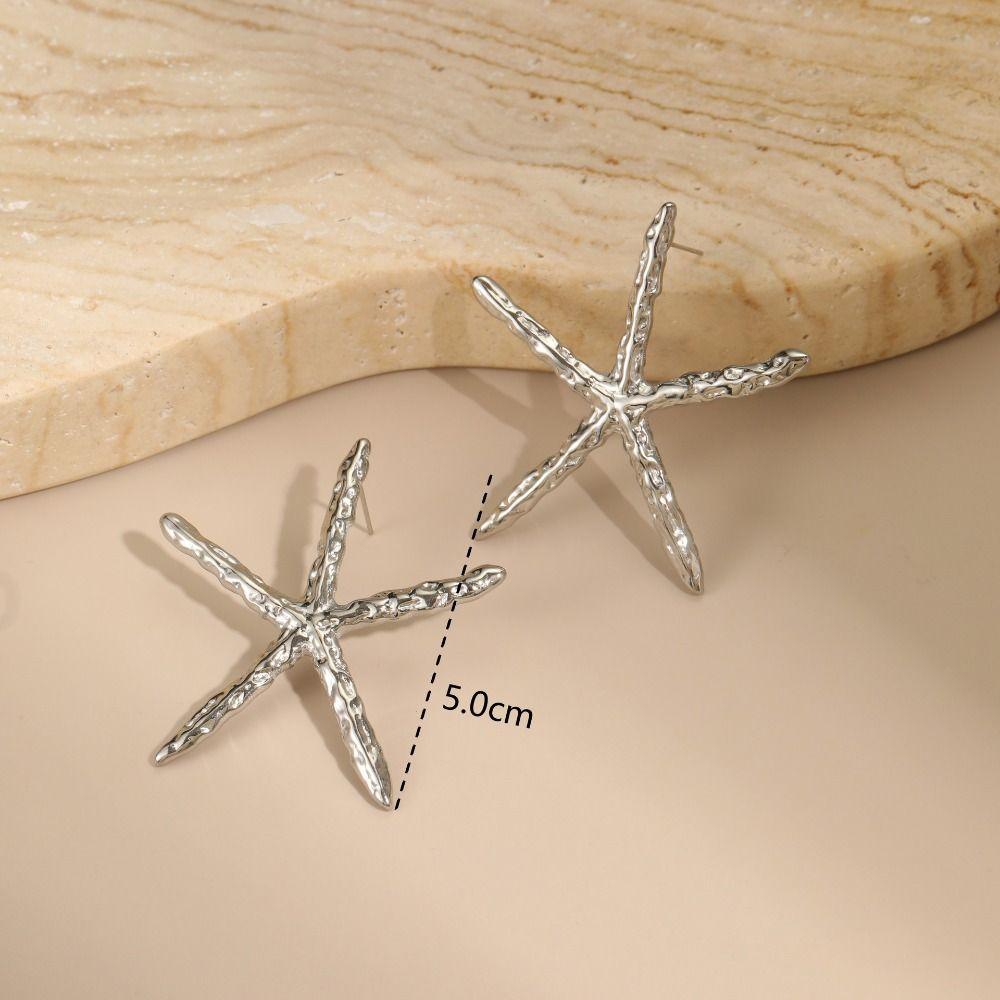Big Pendant Starfish Pendant Necklace Multi-pendant Jewelry Set Star Necklace Summer Holiday