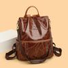 Korean Style Retro Women's Large Capacity Lightweight Backpack for Commuting and Students