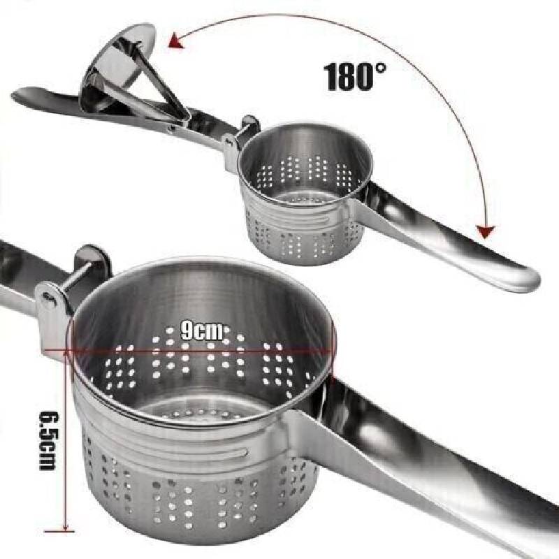 Steel Duty Heavy Potato Ricer Puree Masher Juicer Vegetable Fruit Maker Press