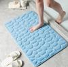 Tappeti Mat Antiscivolo Ciottoli Goffrati Bagno Vasca da Bagno Lato Lavabo Tappetino Pavimento Cabina Doccia Zerbino Memory Foam