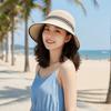 Large Bow Bow Fisherman Hat Wide Brim Straw Hat Fashion Sunscreen Bucket Hat  Outdoor