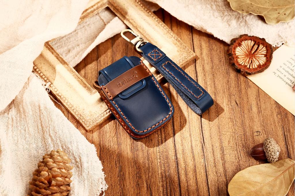 [First choice] Compatible with Range Rover Discovery & XJ/F Pace/XE/XF/F Type], Cowhide Leather, Key