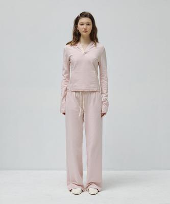 Emotional Lace Hoodie_Pastel Berry